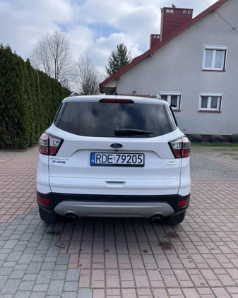 Ford Kuga cena 60200 przebieg: 68000, rok produkcji 2017 z Przecław małe 37